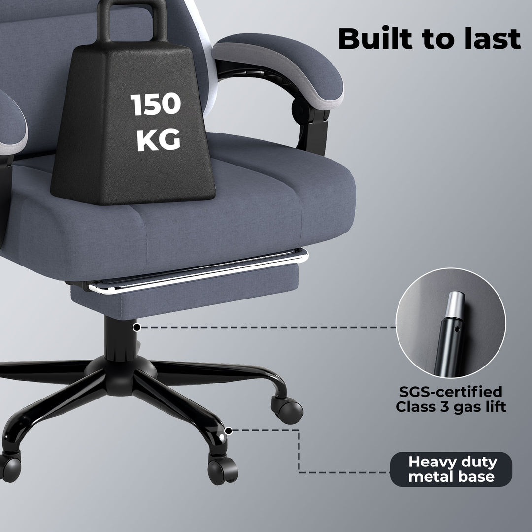 Office Chair High Back PU Leather Swivel Reclining Gaming Ergonomic Chair