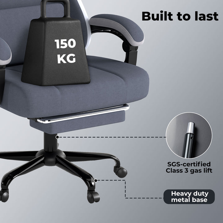 Office Chair High Back PU Leather Swivel Reclining Gaming Ergonomic Chair