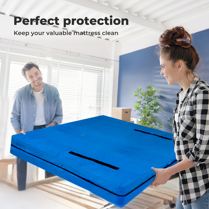 Mattress Bag Protector Plastic Moving Storage Cover Carry Single King