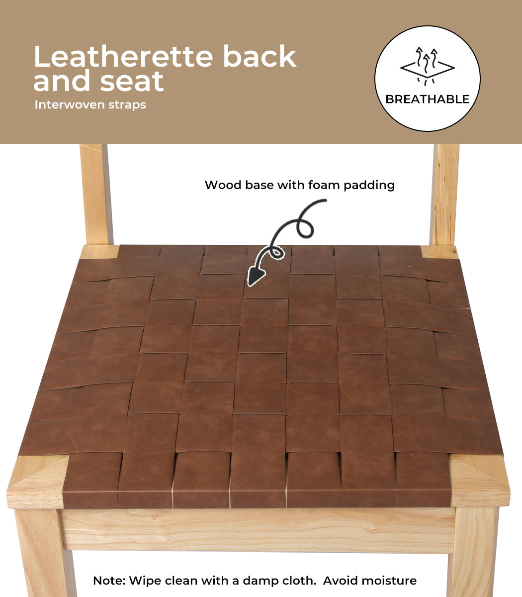 Levede Retro Dining Chairs – PU Leather