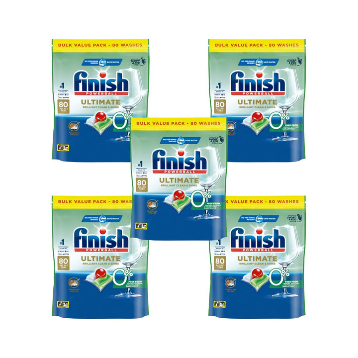 Finish Ultimate 0% 38c/Tab x 400 Dishwasher Tablets.