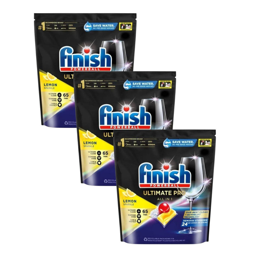 Finish Ultimate Pro x 195 Lemon Dishwasher Tablets.