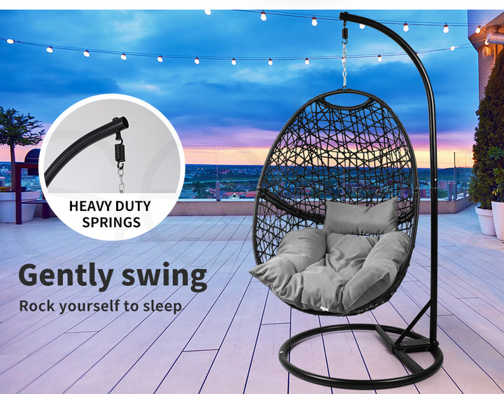 Levede Hanging Swing Egg Chair Outdoor