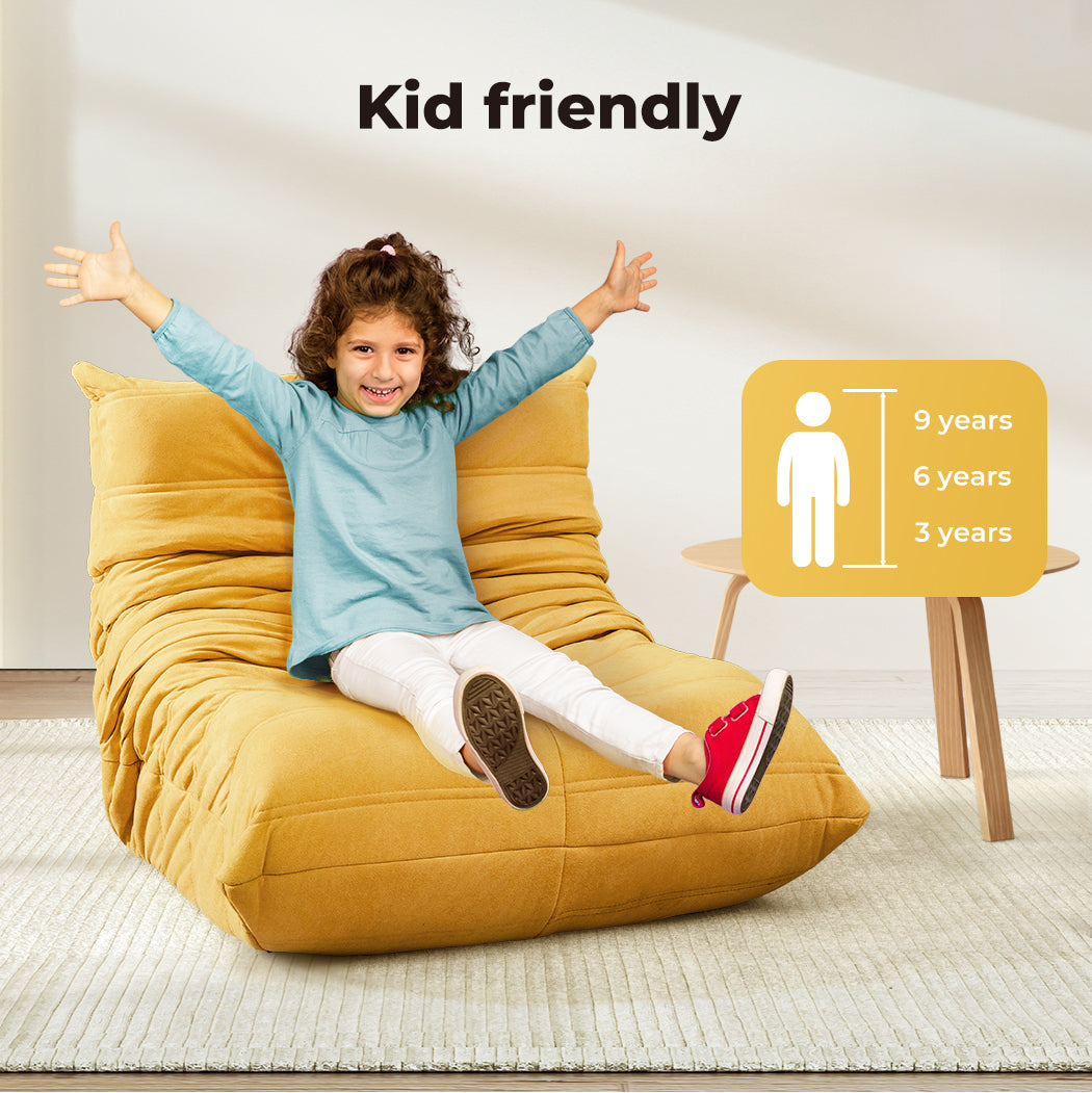 Levede Kids Floor Chair Foam Sofa Lazy Recliner Children Couch - Levede