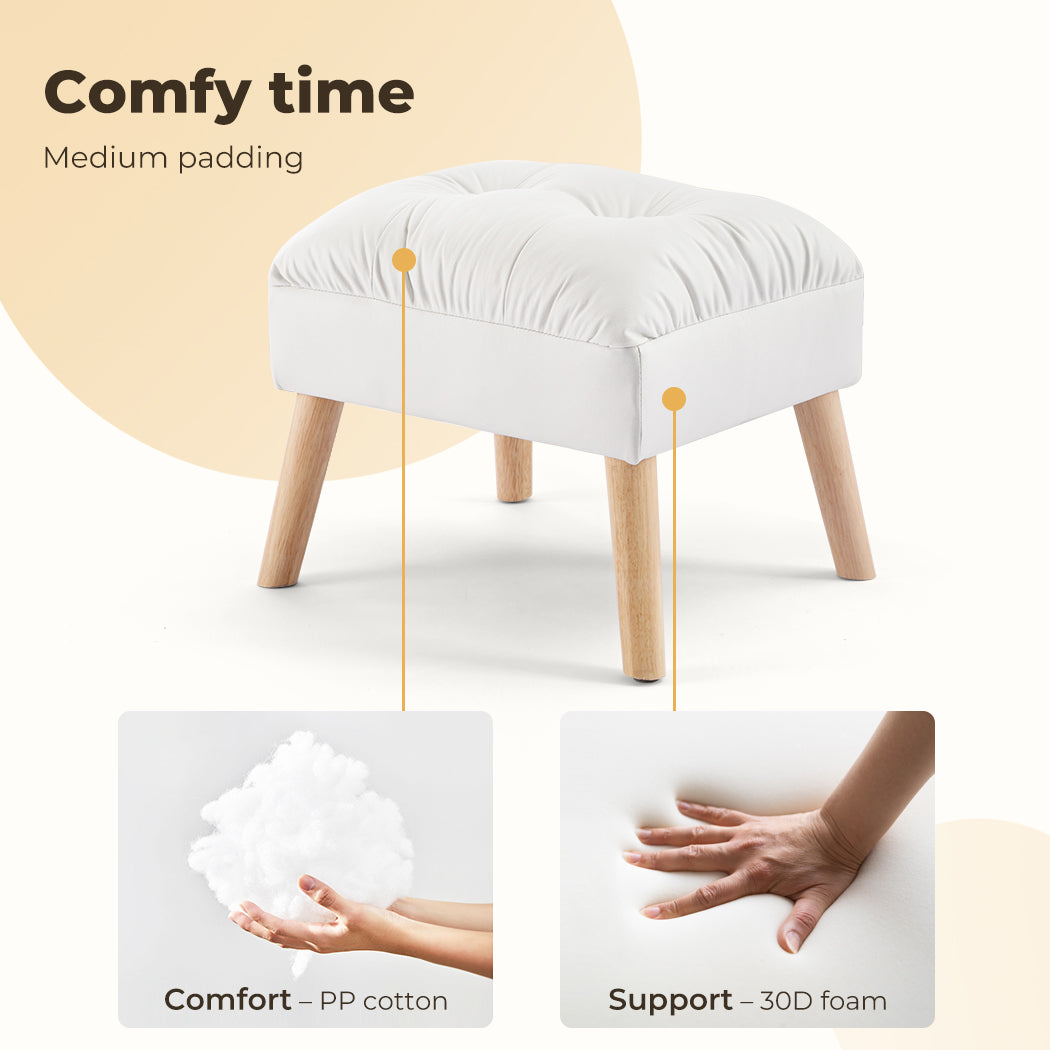 Accent Ottoman Chair Footstool