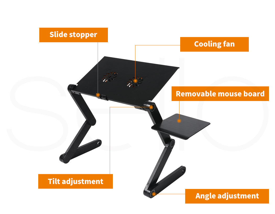 Levede Laptop Desk Table Stand Up Height - Levede