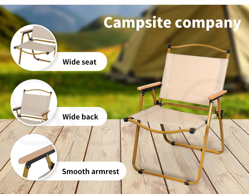 Levede Camping Chair Folding Outdoor Portable - Levede