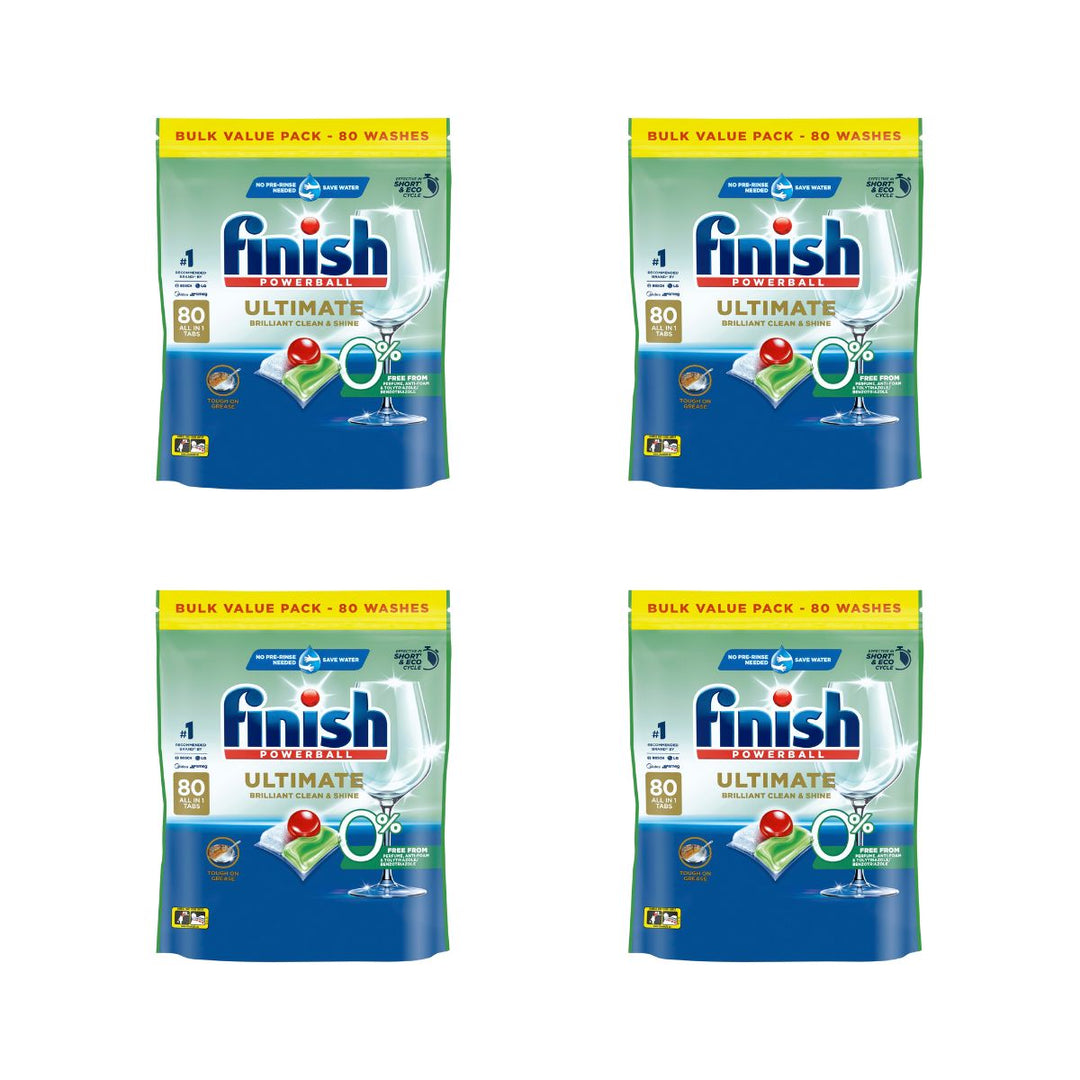 Finish Ultimate 0% 39c/Tab x 320 Dishwasher Tablets.