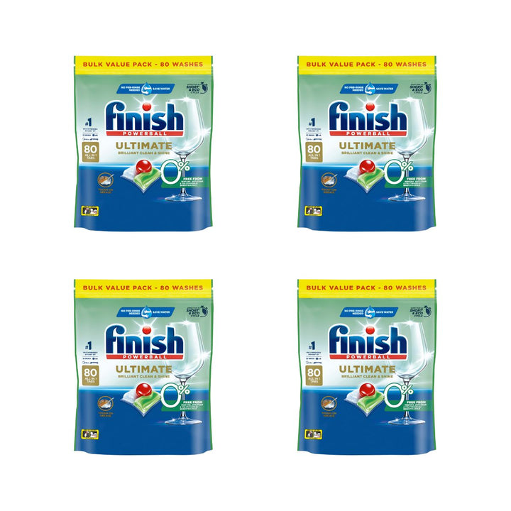 Finish Ultimate 0% 39c/Tab x 320 Dishwasher Tablets.