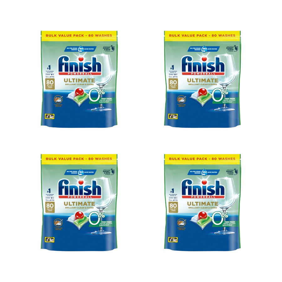 Finish Ultimate 0% 39c/Tab x 320 Dishwasher Tablets.