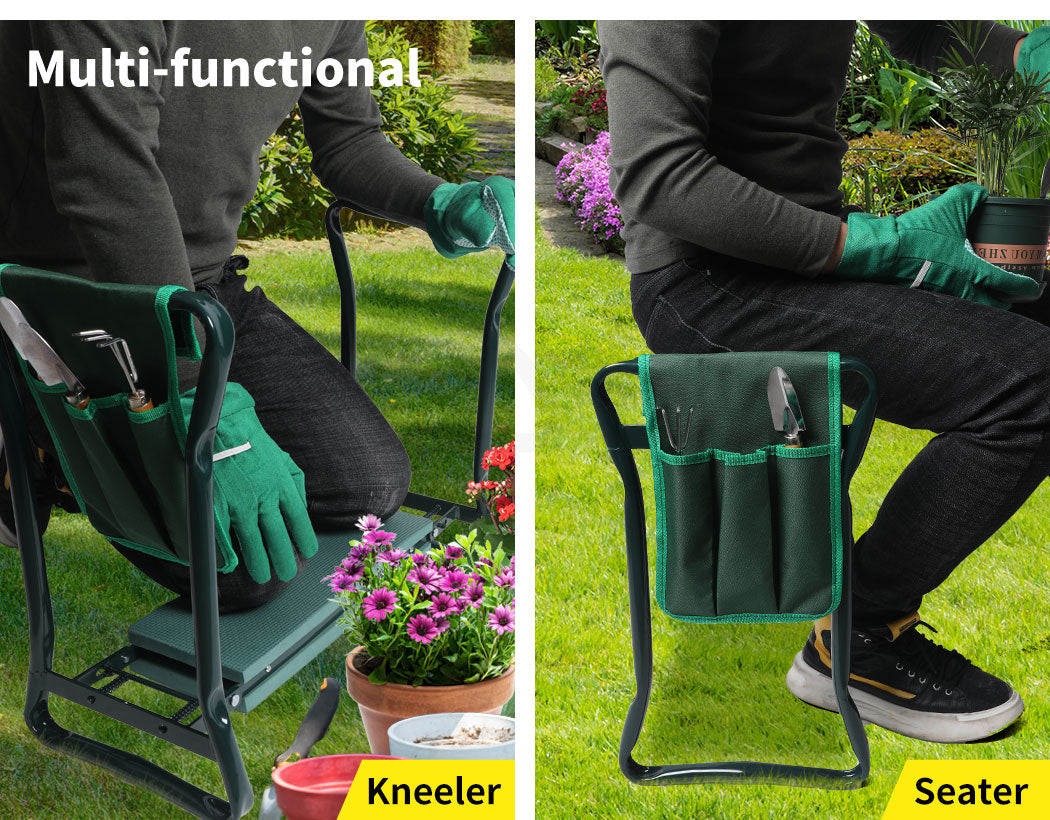 Outdoor Foldable Garden Kneeler Seat - Levede