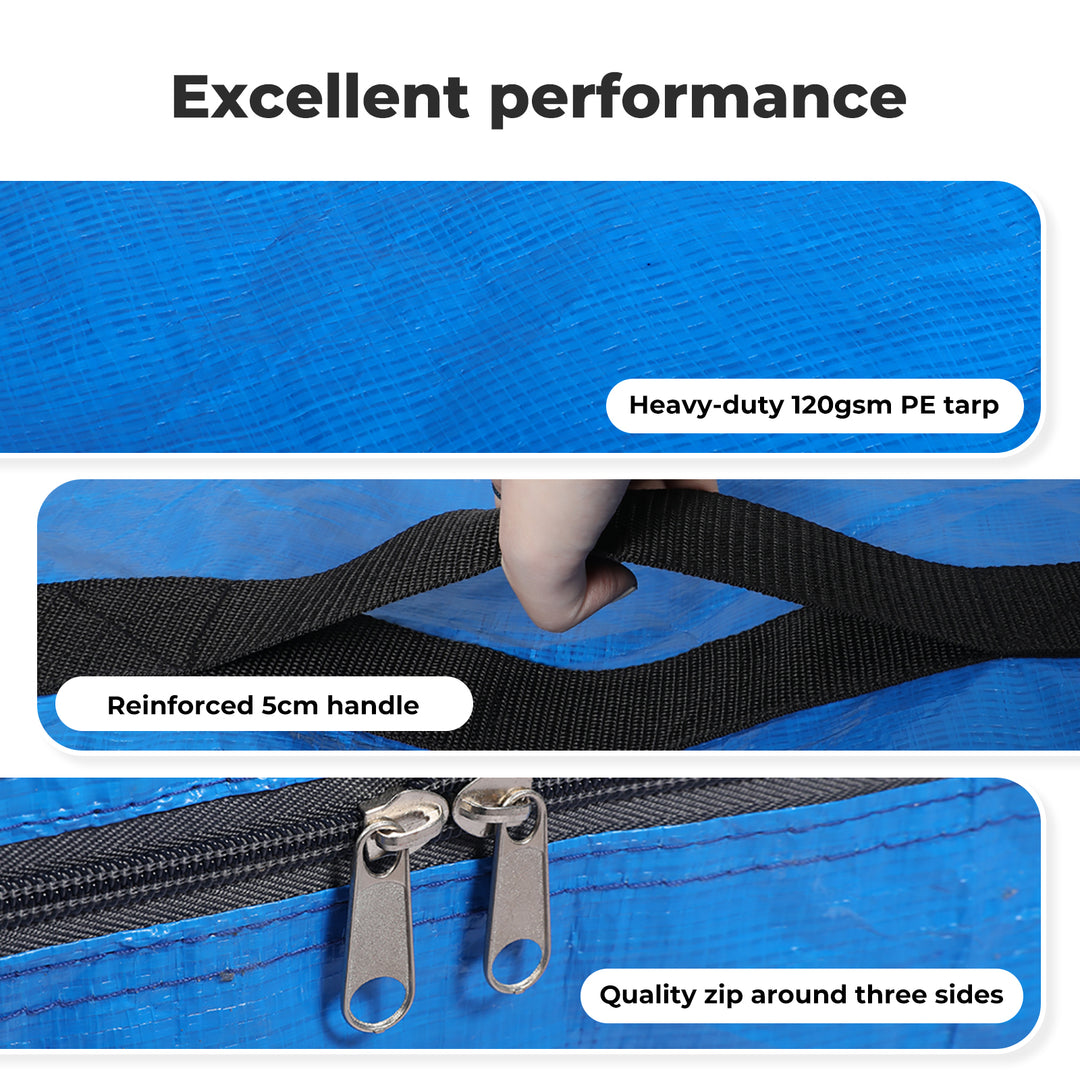 Mattress Bag Protector Plastic Moving Storage Cover Carry Single King