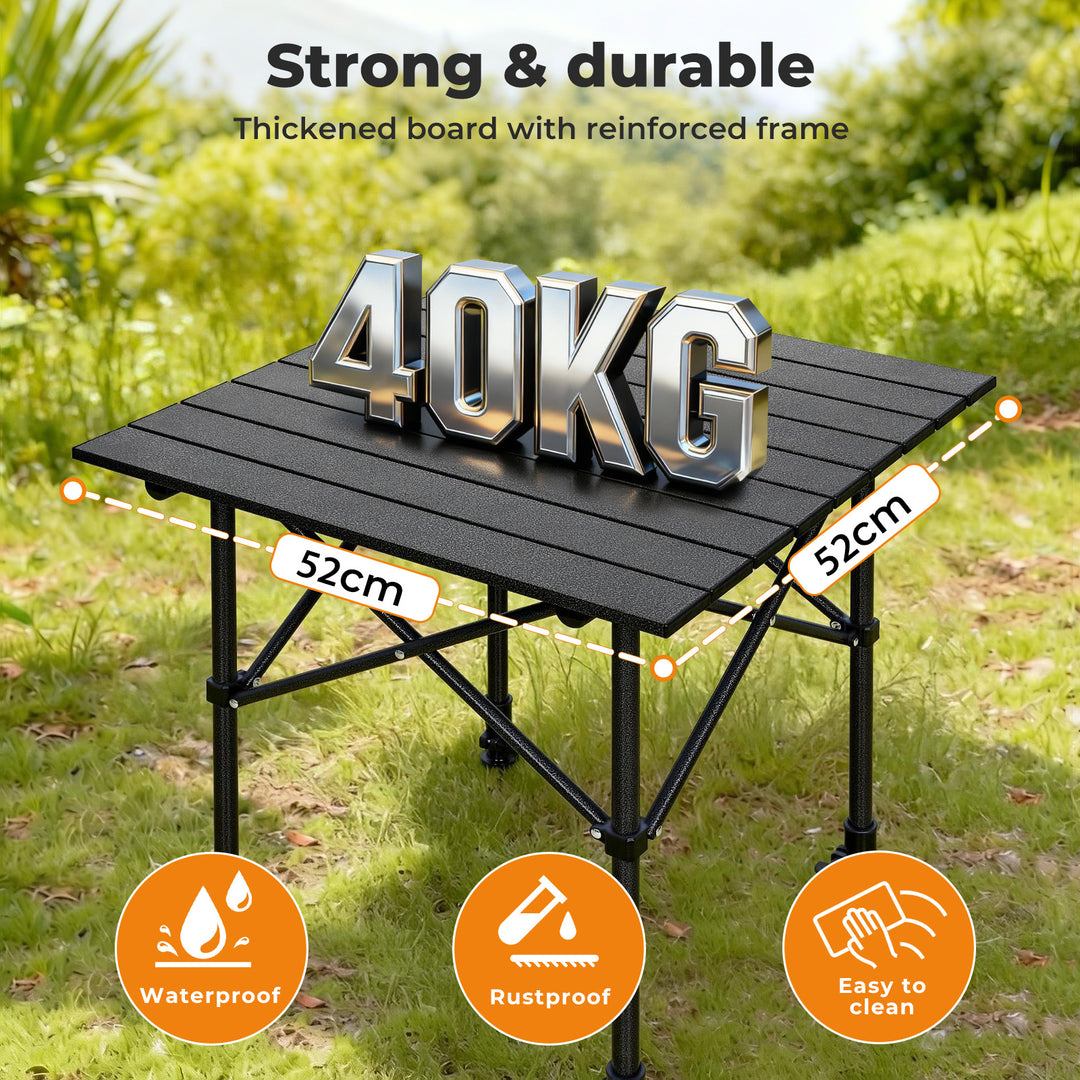 Camping Table Folding Aluminum Portable Picnic Foldable BBQ Desk