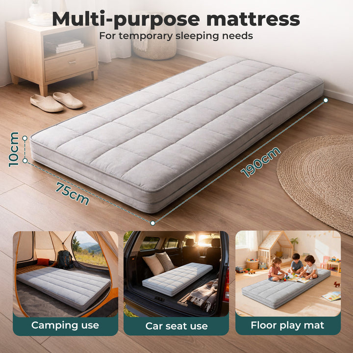 Floor Mattress Single Portable Foldable Foam Sleeping Pad Bed Roll Up Mat