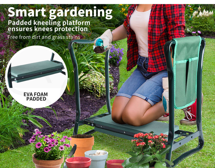 Outdoor Foldable Garden Kneeler Seat - Levede