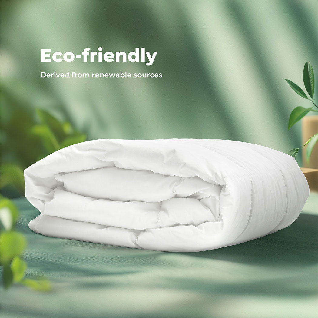 Dreamz Renewable Fiber Quilt 200 GSM & 400 GSM - Soft & Comfortable - Levede