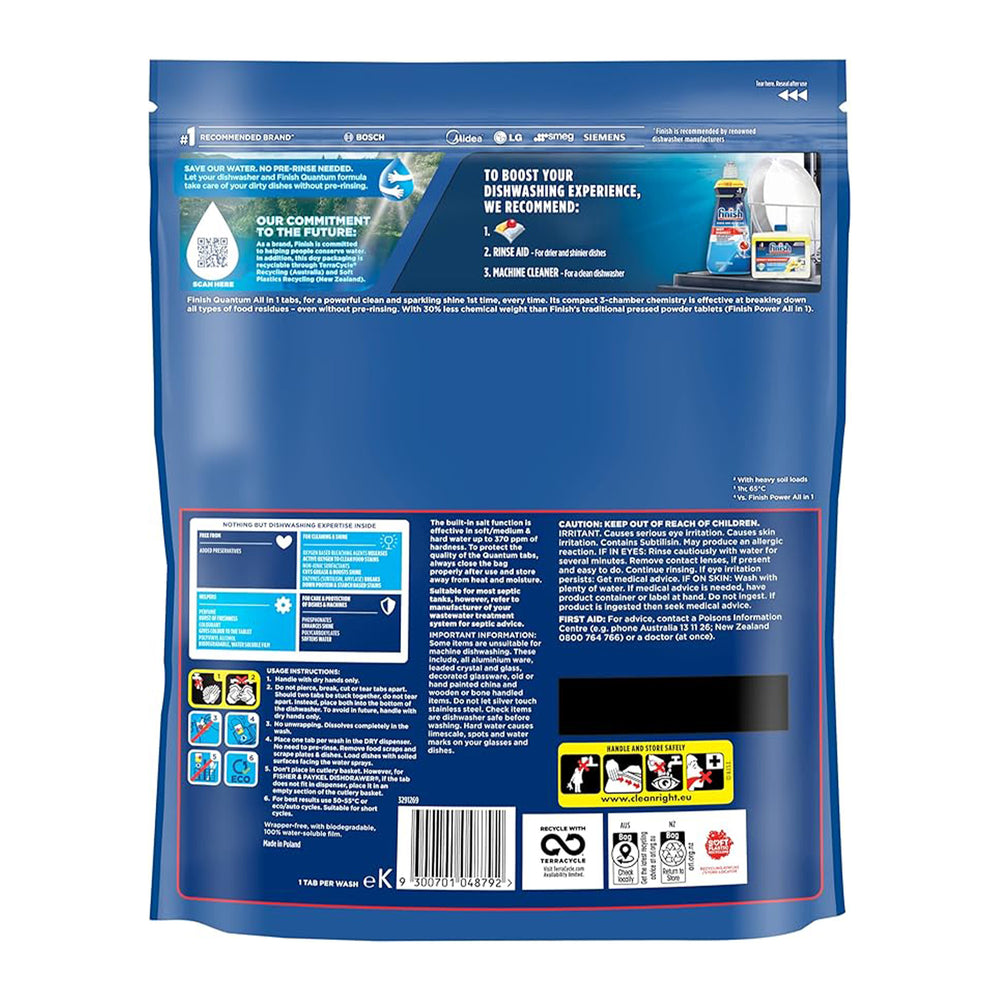 Finish Quantum x 450 Dishwasher Tablets.