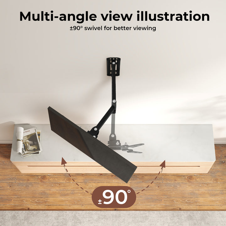 Full Motion TV Wall Mount Bracket Swivel Tilt LED LCD Plasma 13-42 Inch.