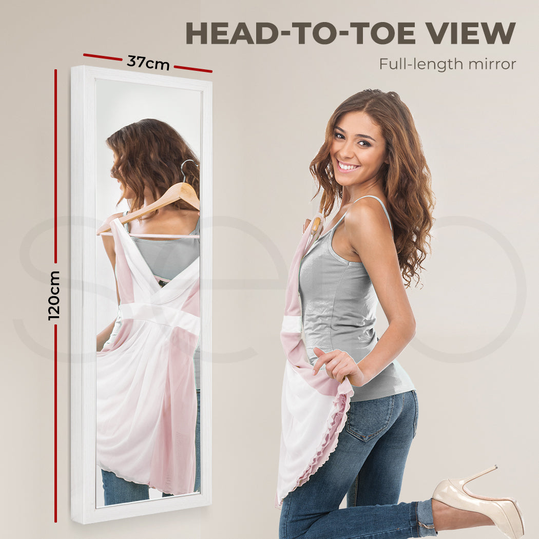 Levede Mirror Jewellery Cabinet LED - Levede