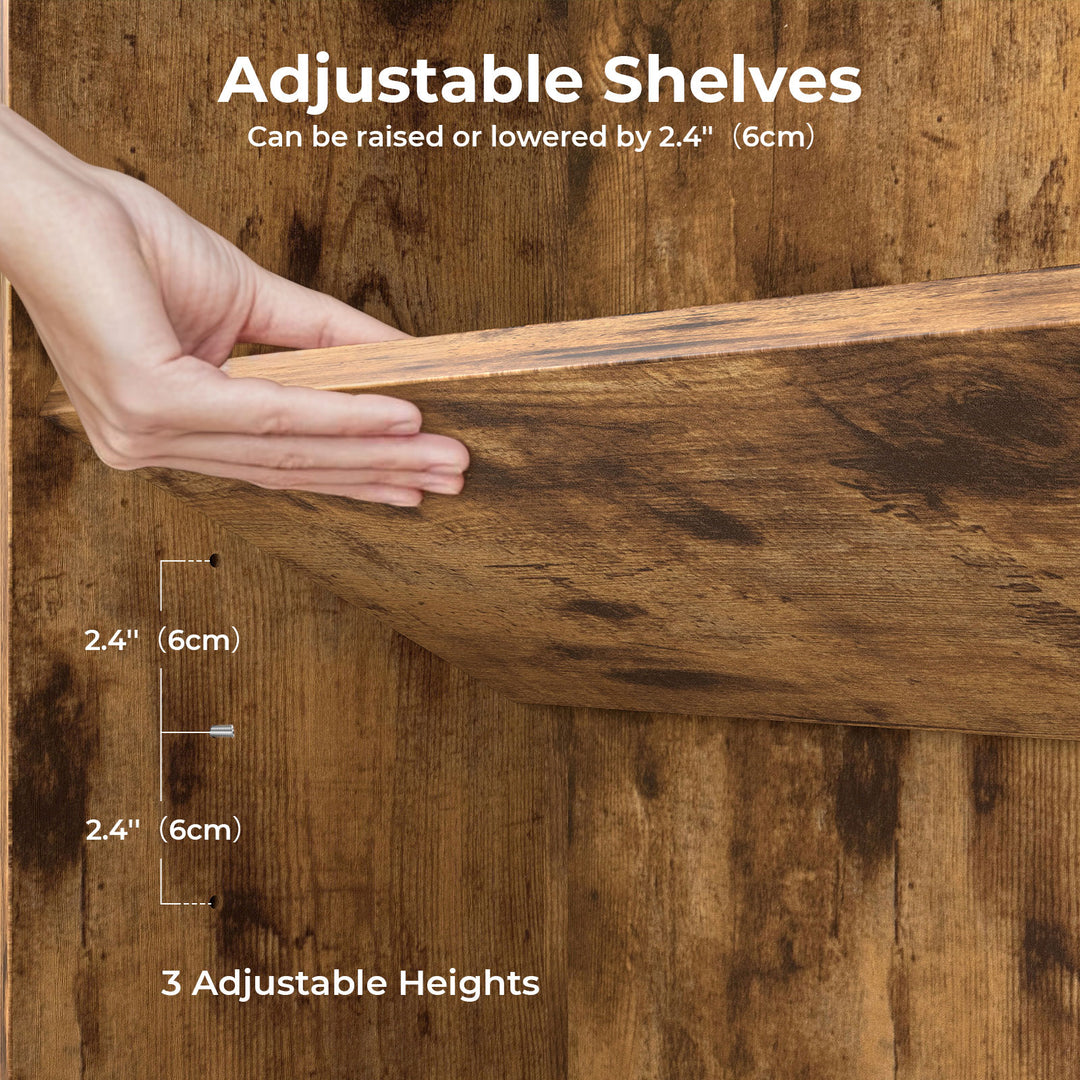 6 Tier Book Shelf Storage Shelves Bookcase Display Unit Organizer Cabinet