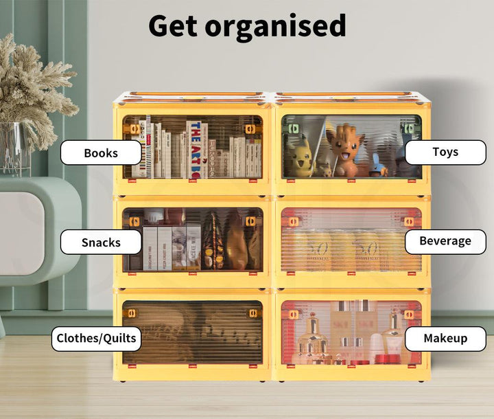 Stackable Plastic Storage Containers (28L / 55L / 124L)