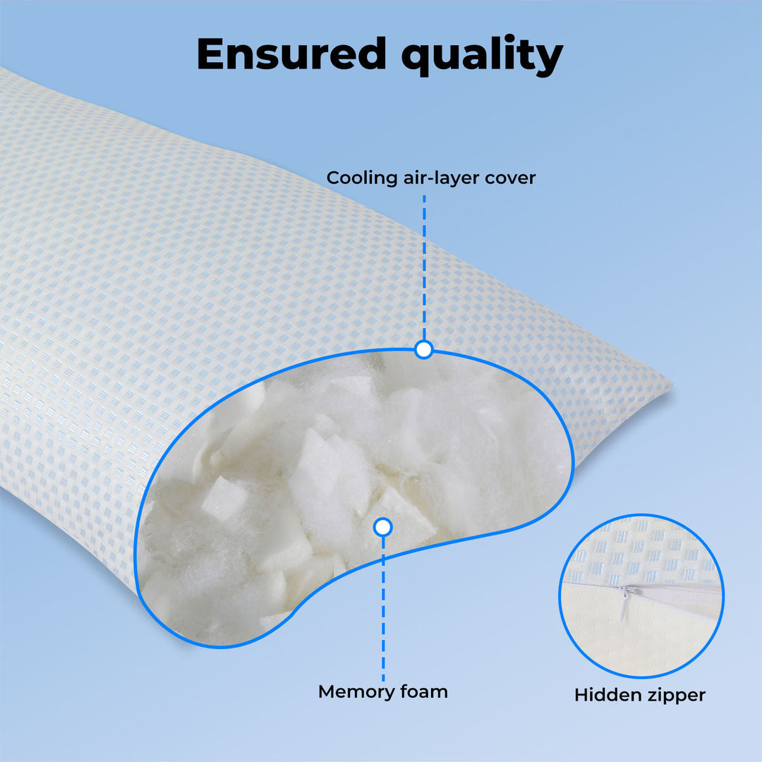 Soft Full Body Memory Foam Pregnancy Pillow