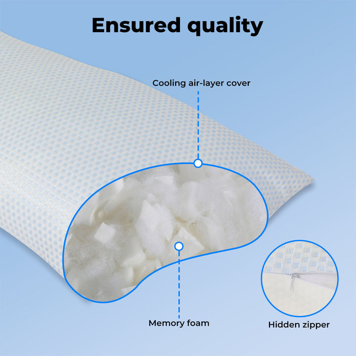 Soft Full Body Memory Foam Pregnancy Pillow