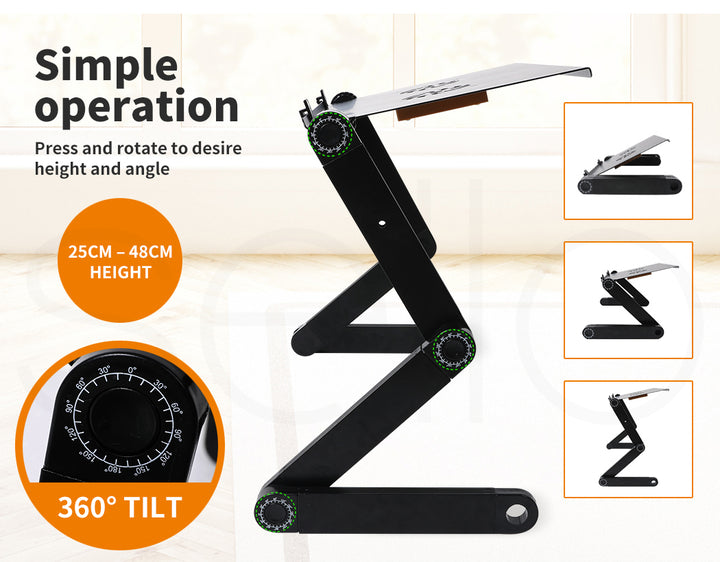 Levede Laptop Desk Table Stand Up Height - Levede