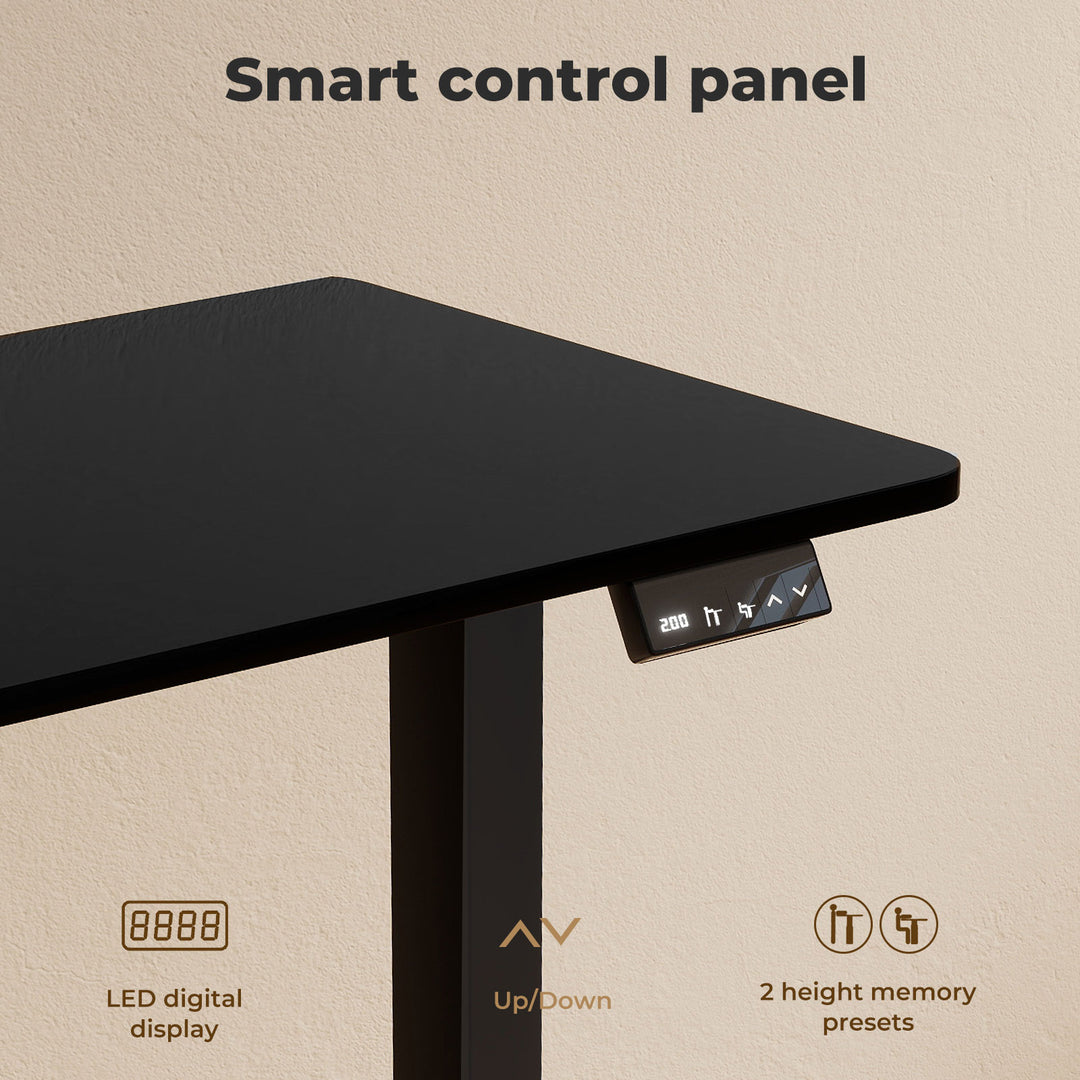 Electric Standing Desk Adjustable Height Motorised L Shaped Home Office