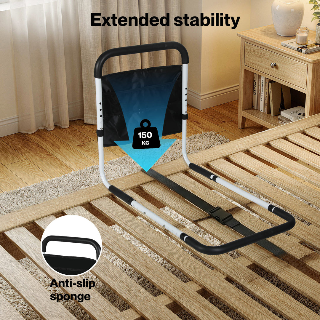 Bed Rail Safety Bed Assist Rail Grab Handrail Adjustable Elderly Antislip
