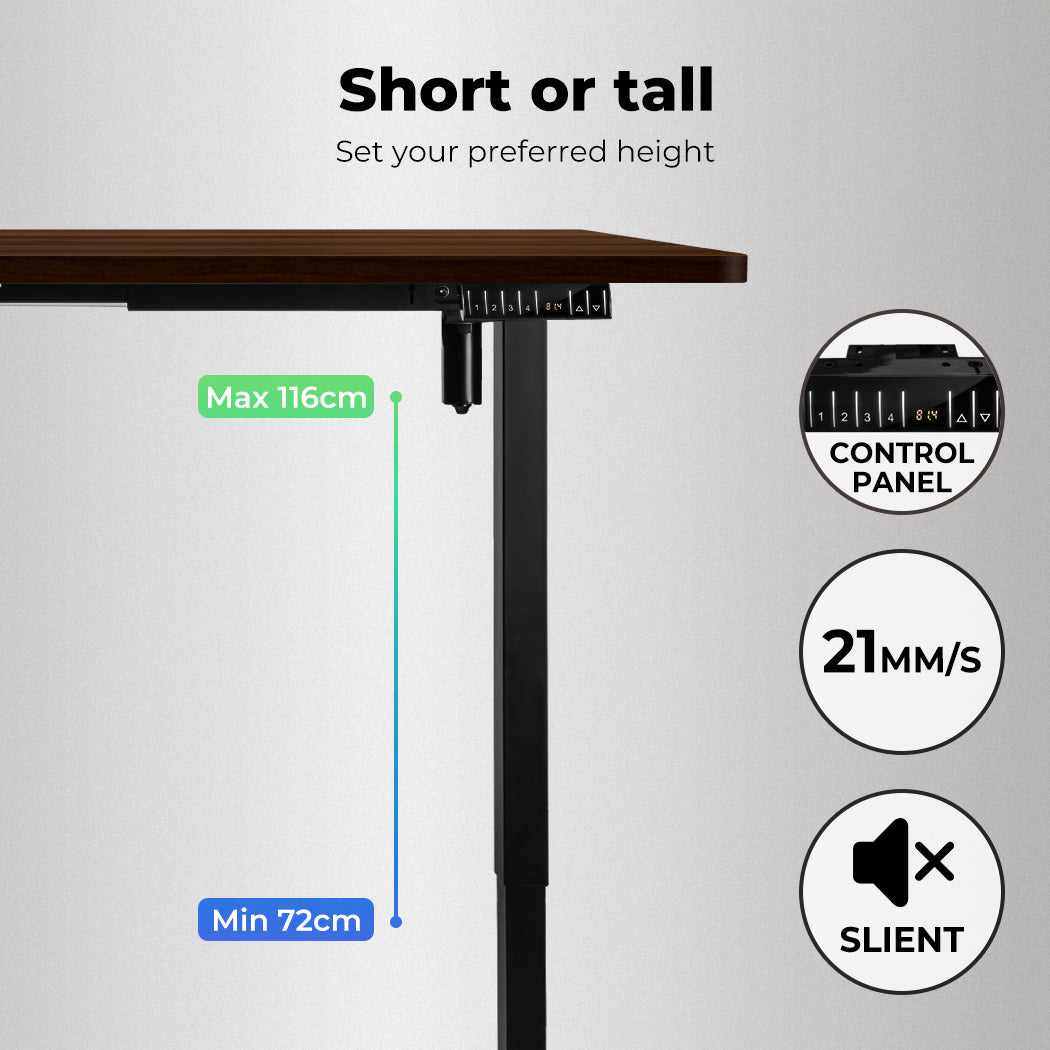 Levede Motorised Standing Desk Height 120cm 800x 1.5MM