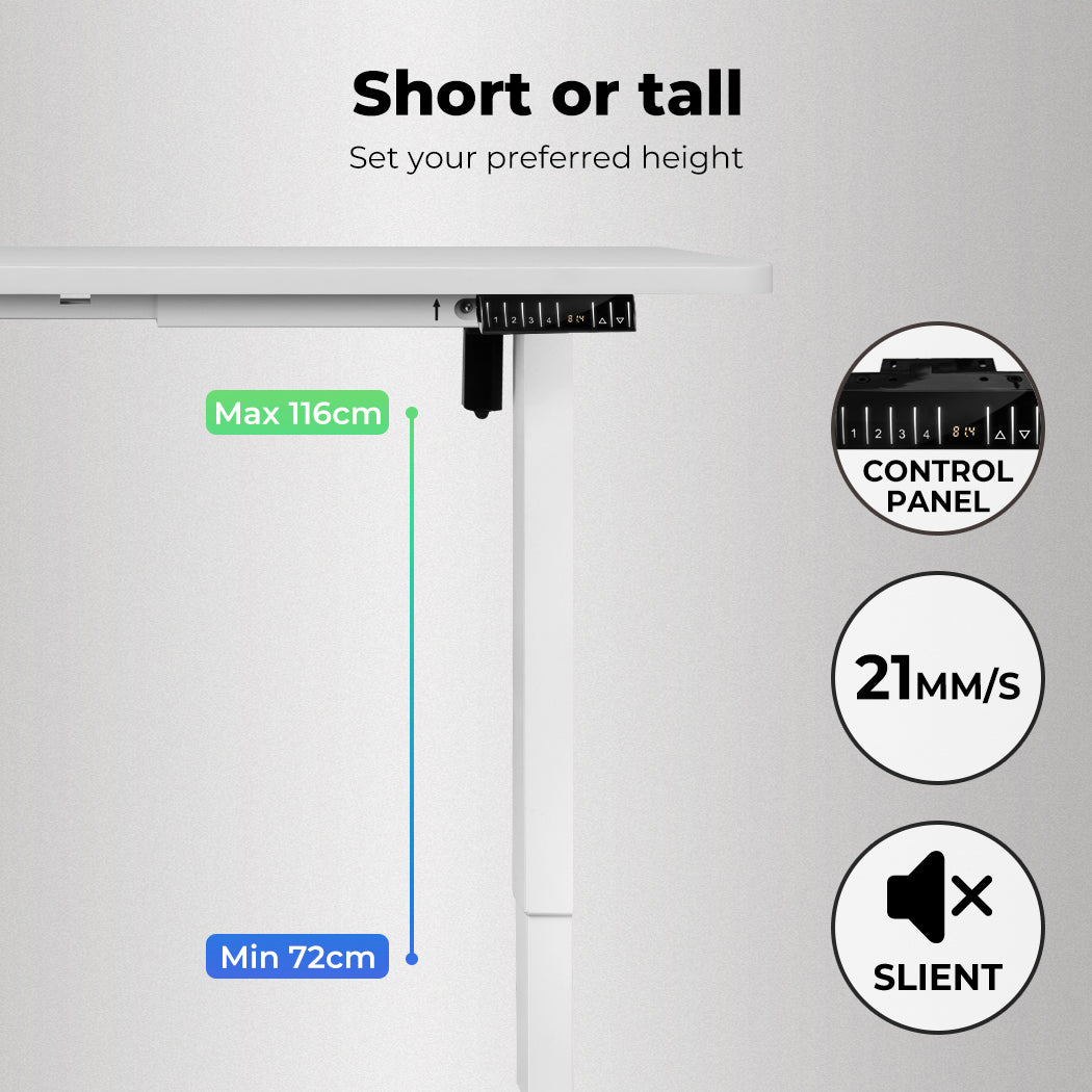 Levede Motorised Standing Desk Height 120cm 800x 1.5MM