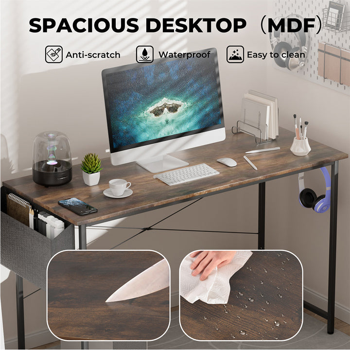 Levede Computer Desk Study Table with Storage - Levede