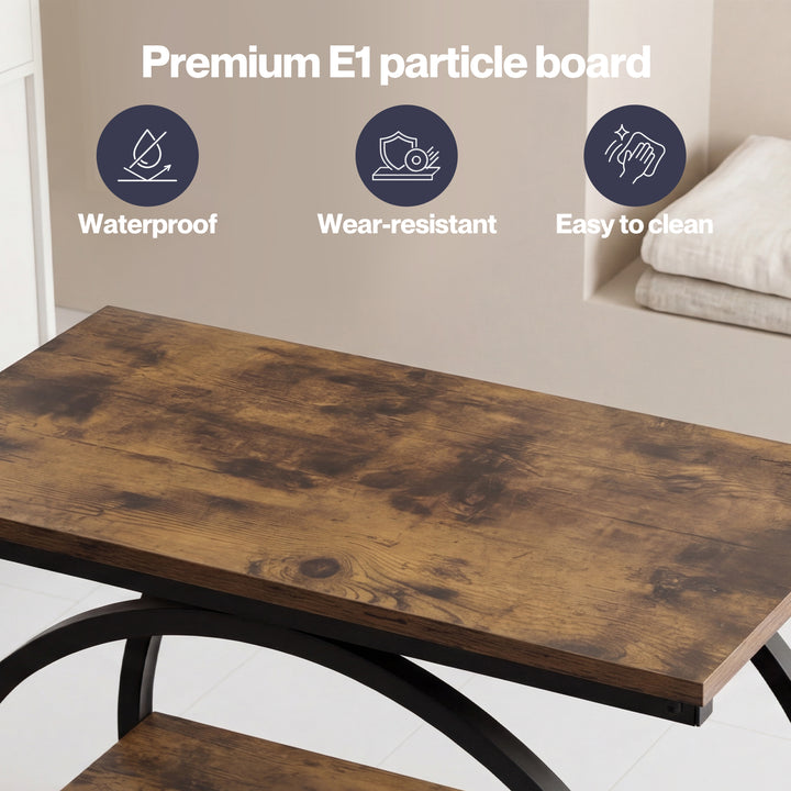 Narrow Side Table 3 Tiers End Table Adjustable Sofa Side Table Bedroom