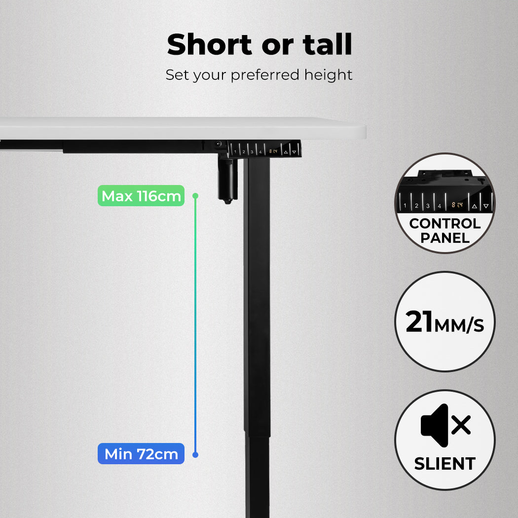 Levede Motorised Standing Desk Height 120cm 800x 1.5MM