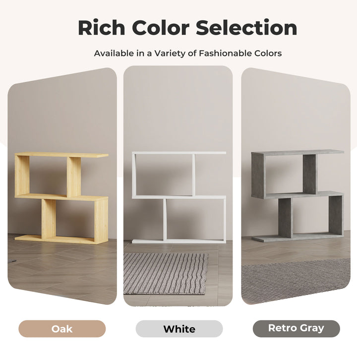 Narrow Side Table Slim 2 Tier Modern Bedside Table Deep Oak Nightstand