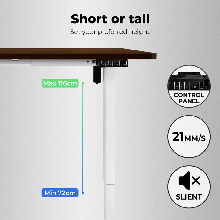 Levede Motorised Standing Desk Height 120cm 800x 1.5MM - Levede