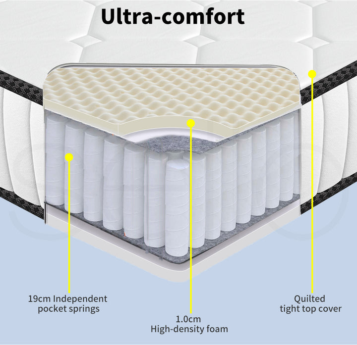 Double Mattress Tight Top Foam Medium Firm 20CM