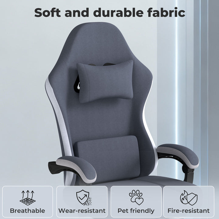 Office Chair High Back PU Leather Swivel Reclining Gaming Ergonomic Chair