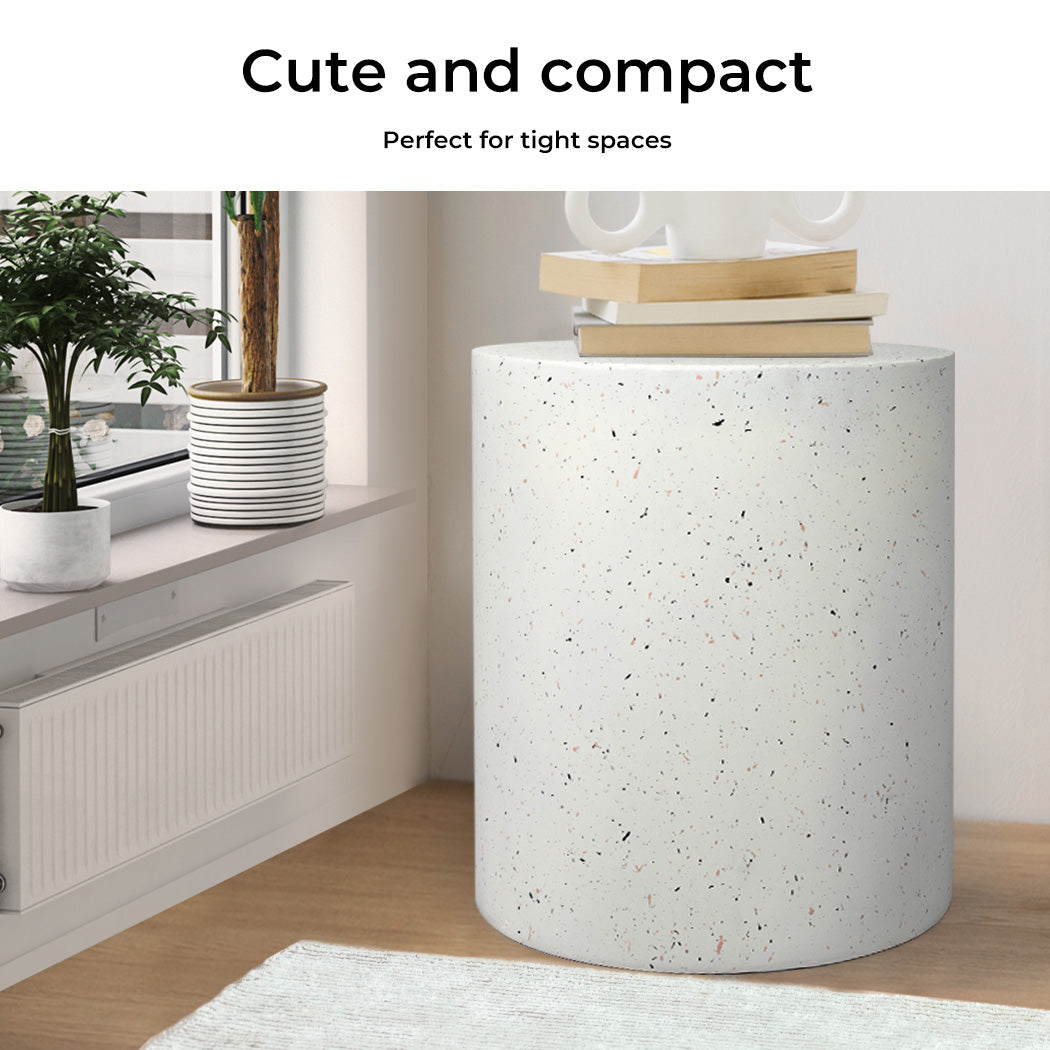 Levede Side Table Terrazzo Round End - Levede