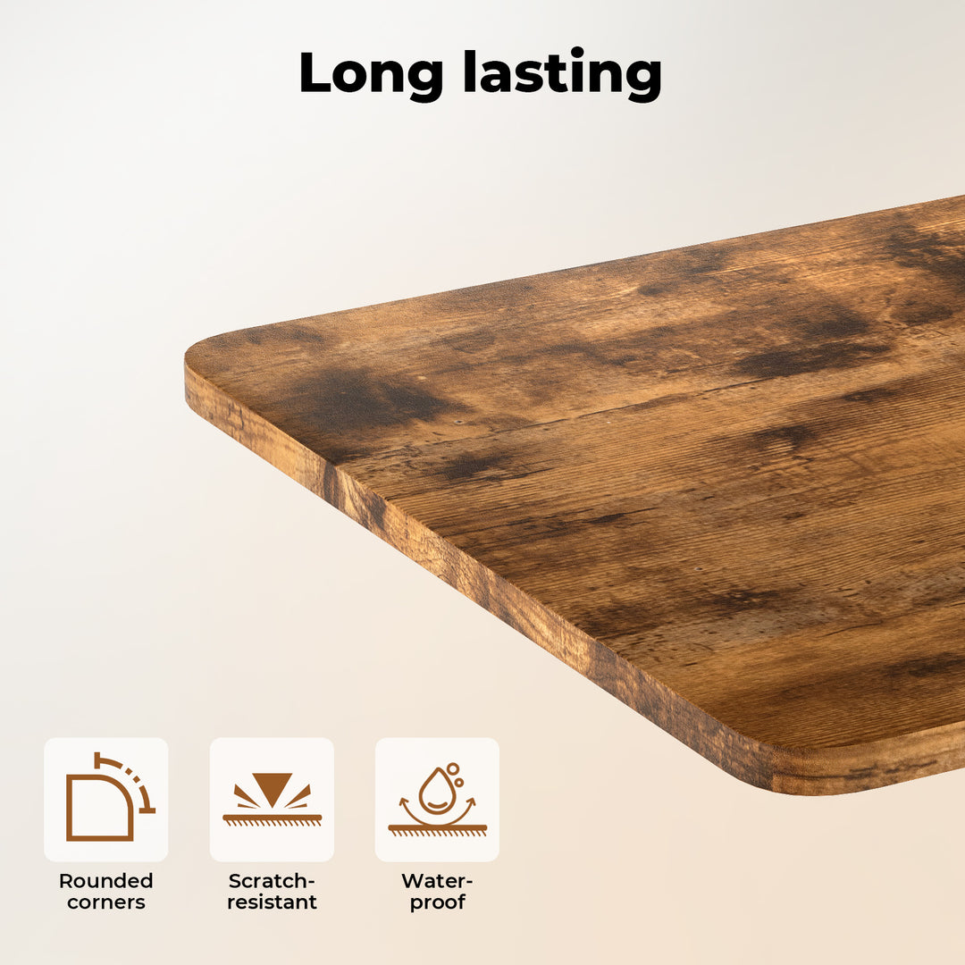 Standing Desk Mobile Table Adjustable Height Computer Workstation Home