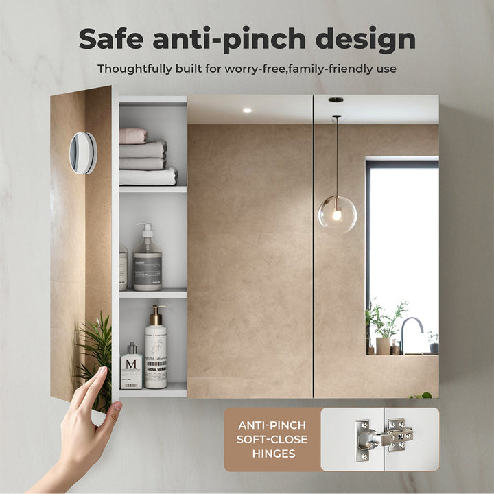Bathroom Mirror Cabinet - Wall Mounted