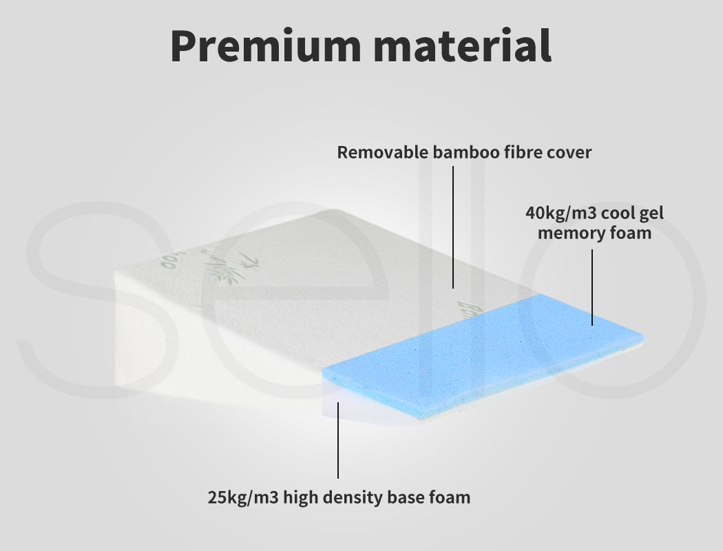 Bedding Wedge Pillow Memory Foam