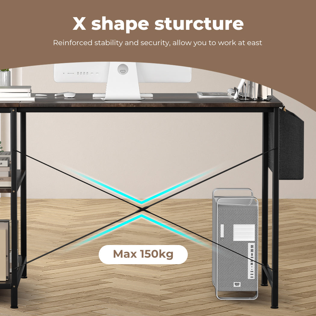 Levede L Shaped Computer Desk Corner Home Desk