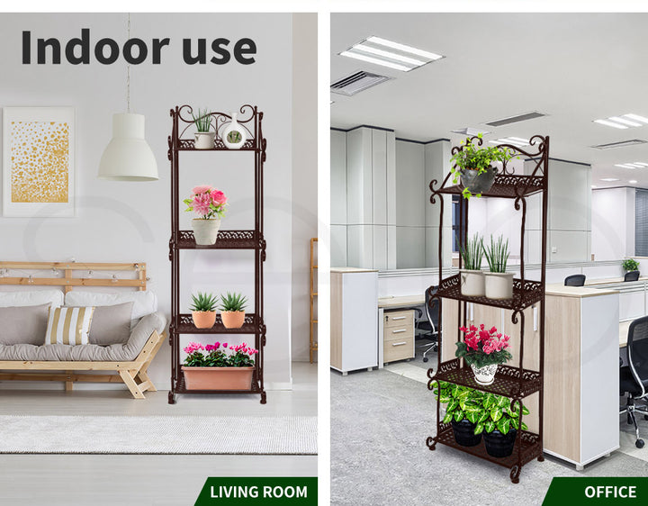 Levede Plant Stand 4 Tiers Outdoor Indoor - Levede