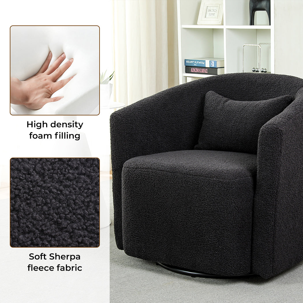 Swivel Barrel Armchair Tub