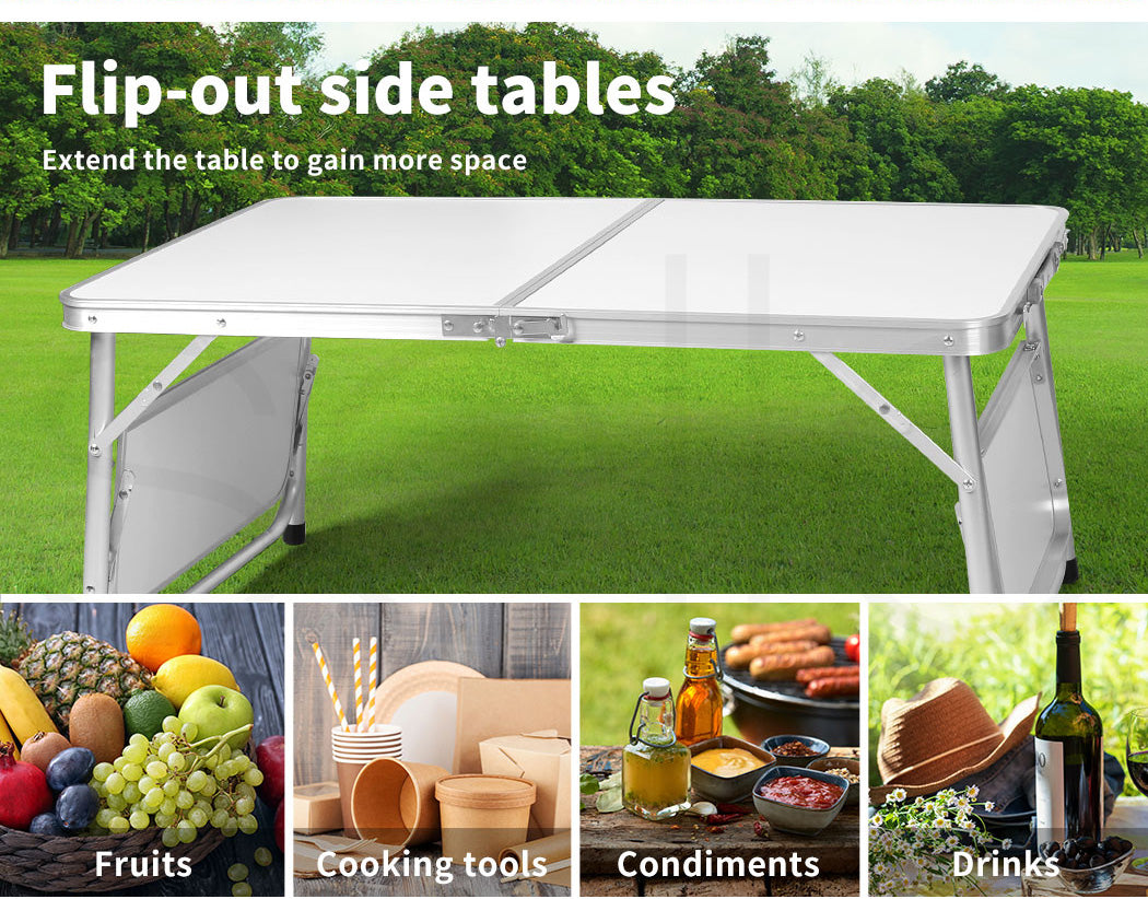 Levede Camping Table Folding Portable - Levede