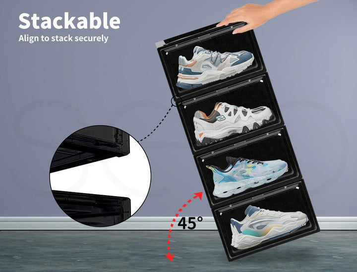 Magnetic Sneaker Display Case - Black