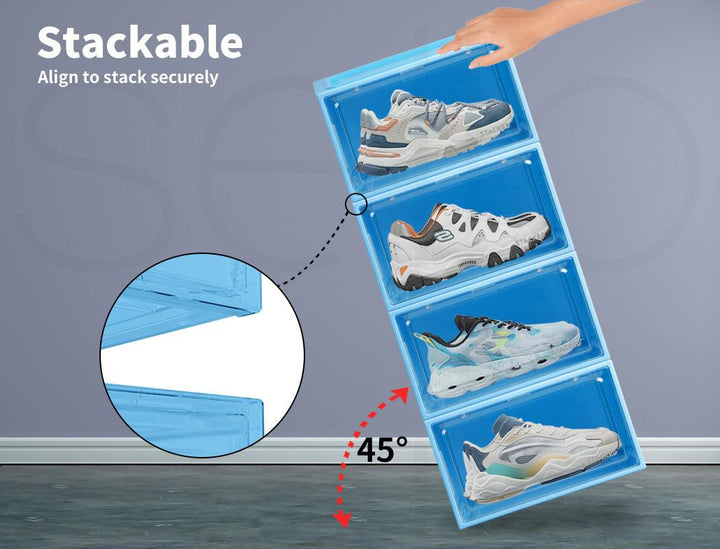 Magnetic Sneaker Display Case Coloured  - Buy Bulk (6pcs)