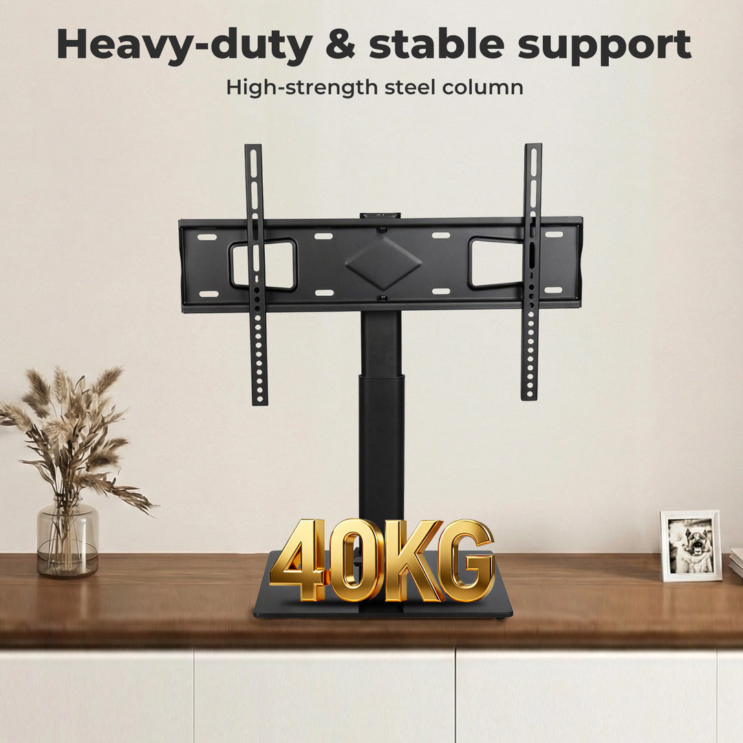 TV Stand with Mount Table Top Bracket Desktop 32 to 75 inch LED